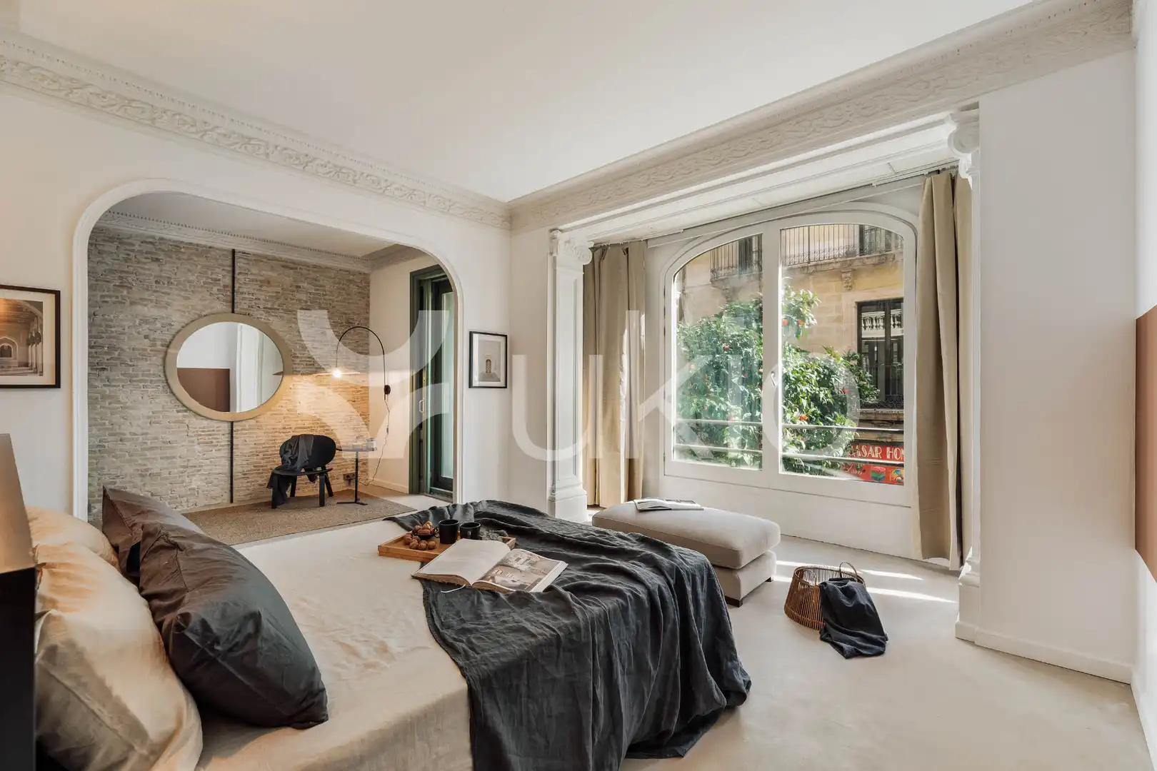 Bedroom of Apartments for rent in Barcelona  with Air Conditioner, Heating and Terrace