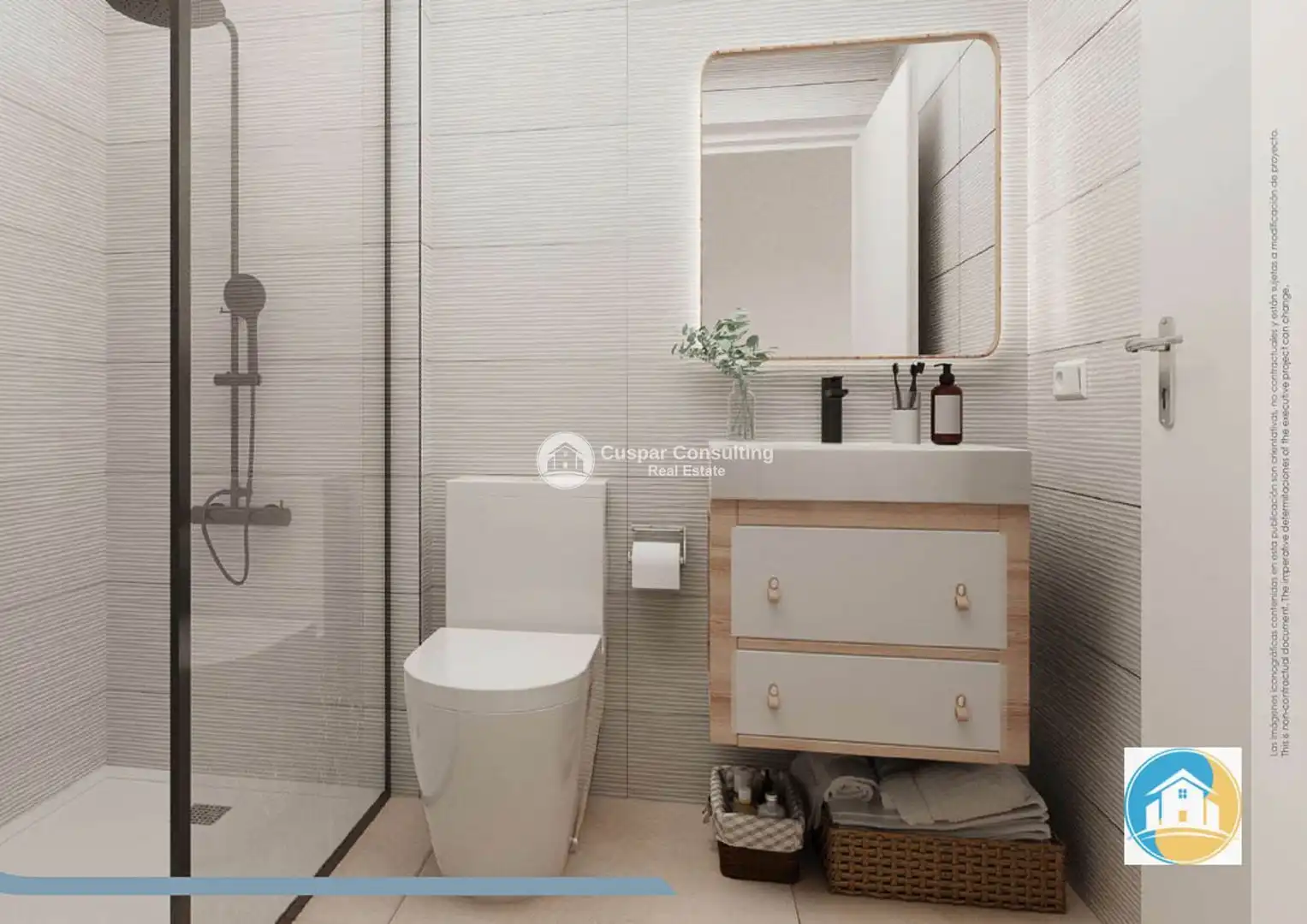 Baño de Apartamento en venta en Orihuela con Aire acondicionado, Calefacción y Terraza