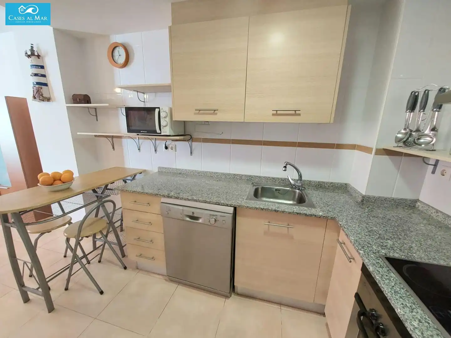 Cuina de Apartament en venda en Oropesa del Mar / Orpesa amb Aire condicionat, Calefacció i Terrassa