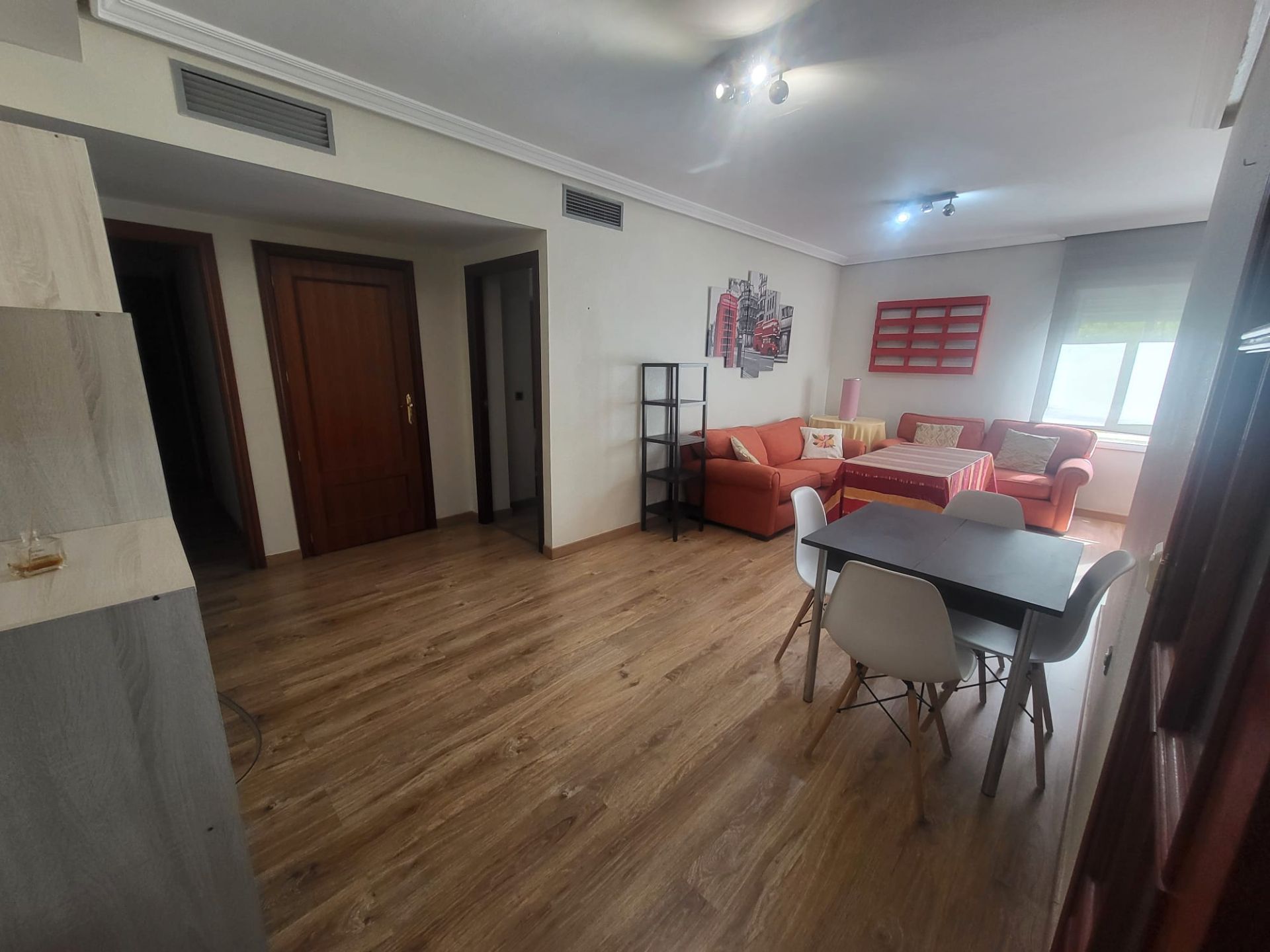 Living room of Flat to rent in Badajoz Capital  with Air Conditioner, Furnished and Oven