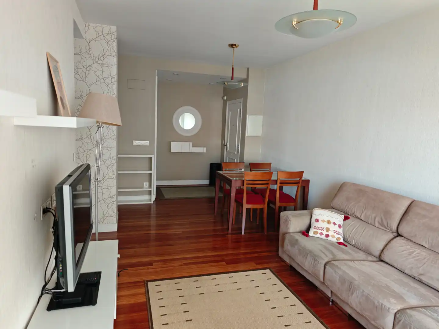 Sala de estar de Piso de alquiler en Bilbao  con Calefacción, Amueblado y Horno