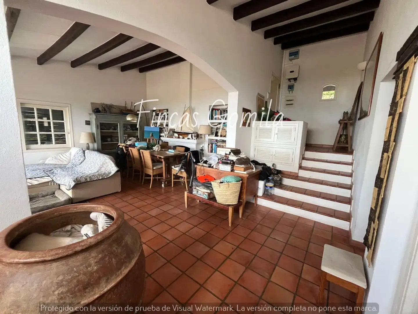 Sala de estar de Casa o chalet en venta en Alaior con Jardín privado, Terraza y Piscina