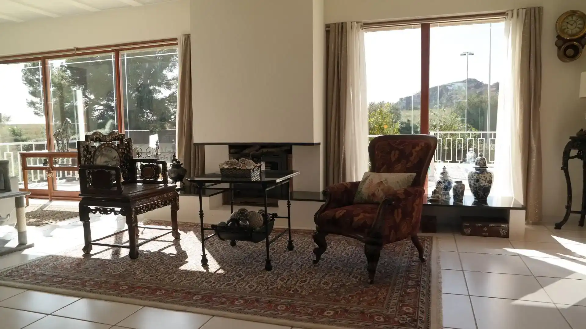 Sala d'estar de Casa o xalet en venda en Vilanova d'Escornalbou amb Aire condicionat i Piscina
