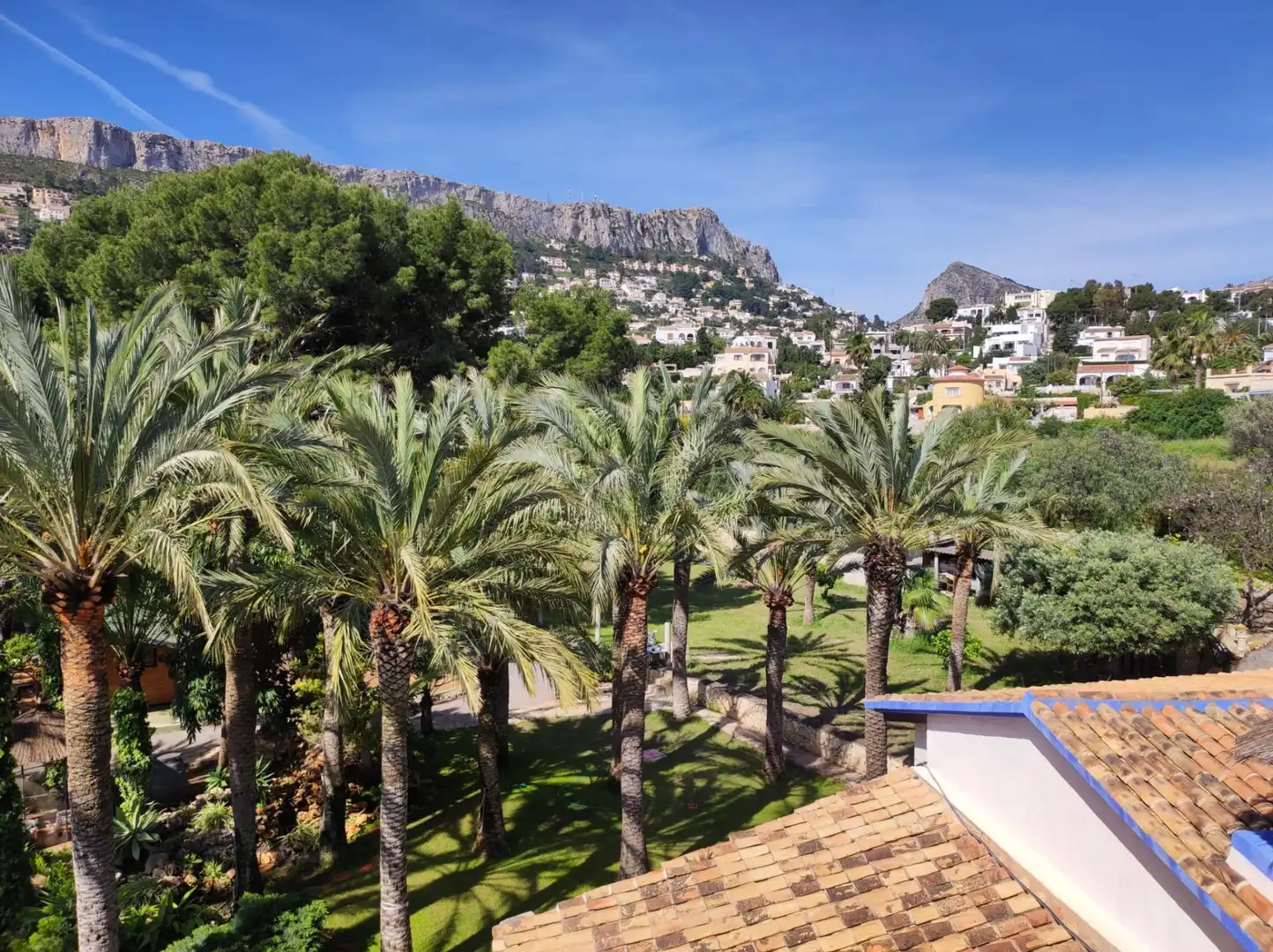 Vista exterior de Casa o xalet en venda en Calpe / Calp amb Aire condicionat, Jardí privat i Piscina