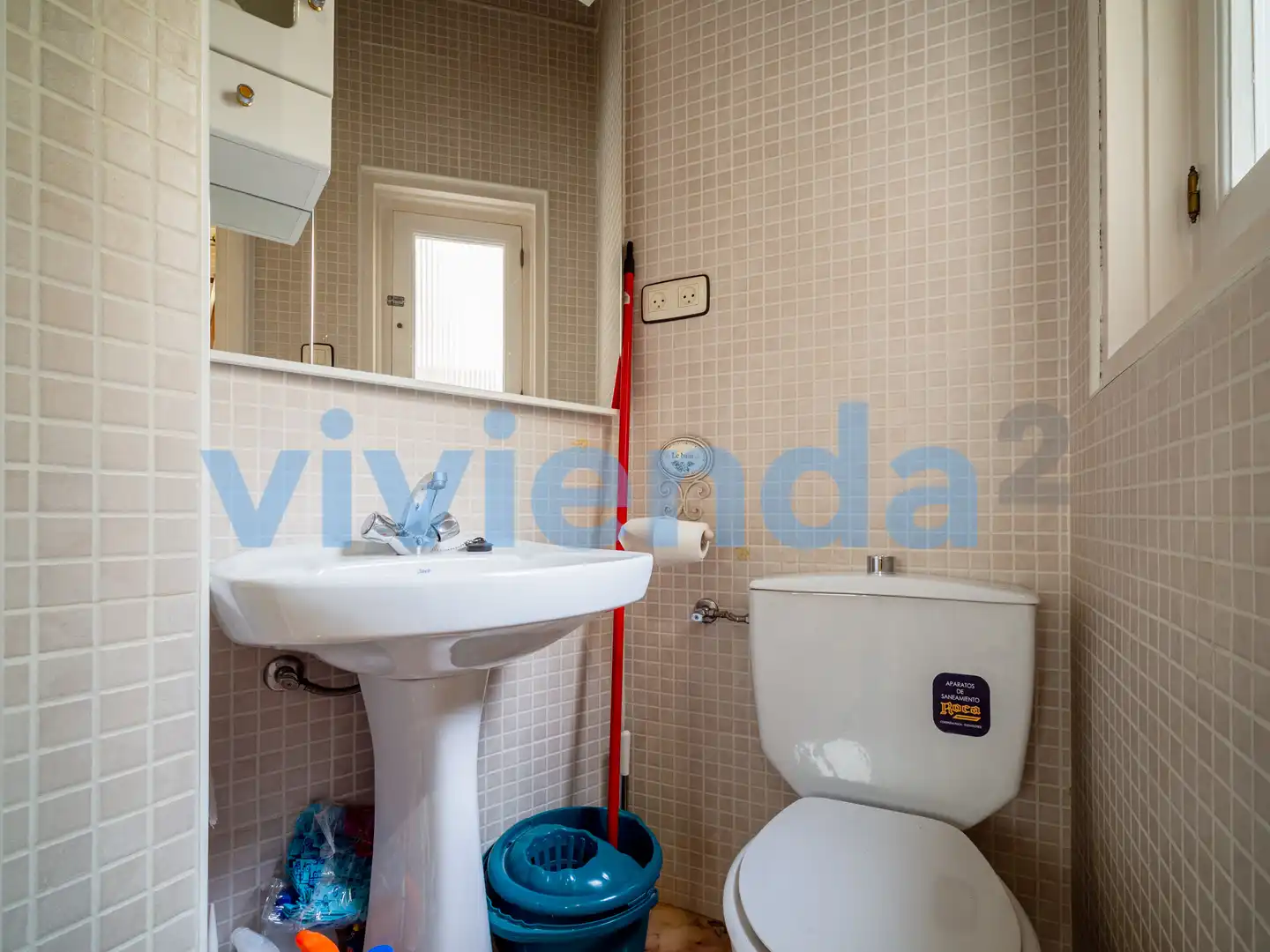 Baño de Piso de alquiler en Madrid con Aire acondicionado y Calefacción