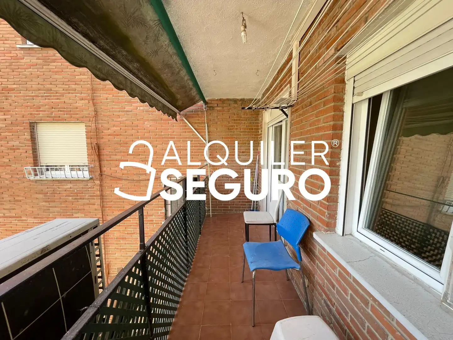 Terraza de Piso de alquiler en Madrid con Aire acondicionado, Calefacción y Terraza