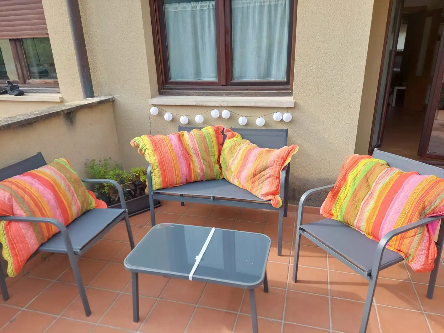 Terrasse von Wohnung zum Verkauf in Rionansa mit Heizung, Privatgarten und Parkett