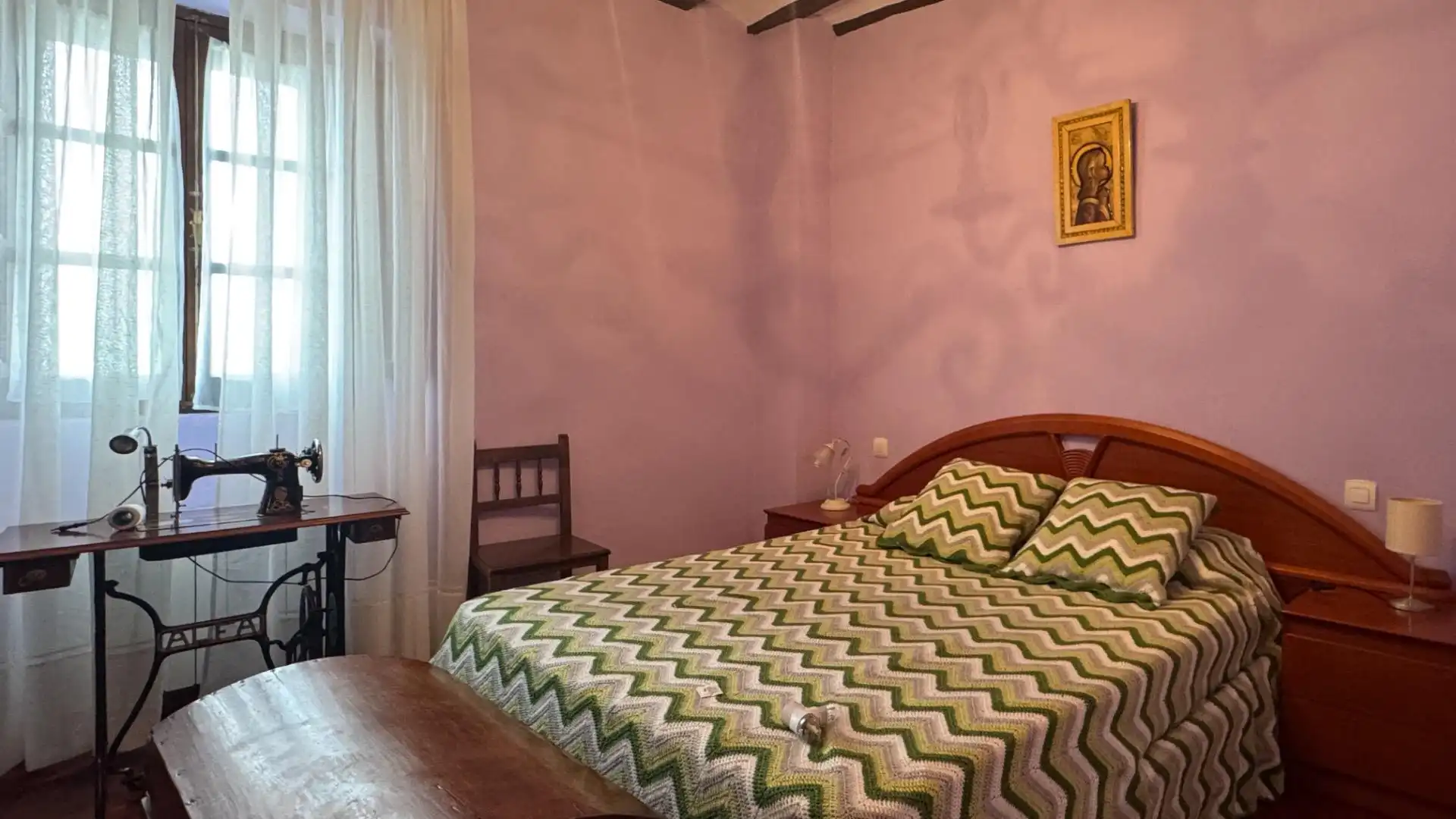 Habitación de Finca rústica en venta en Baños de Rioja con Calefacción, Jardín privado y Terraza