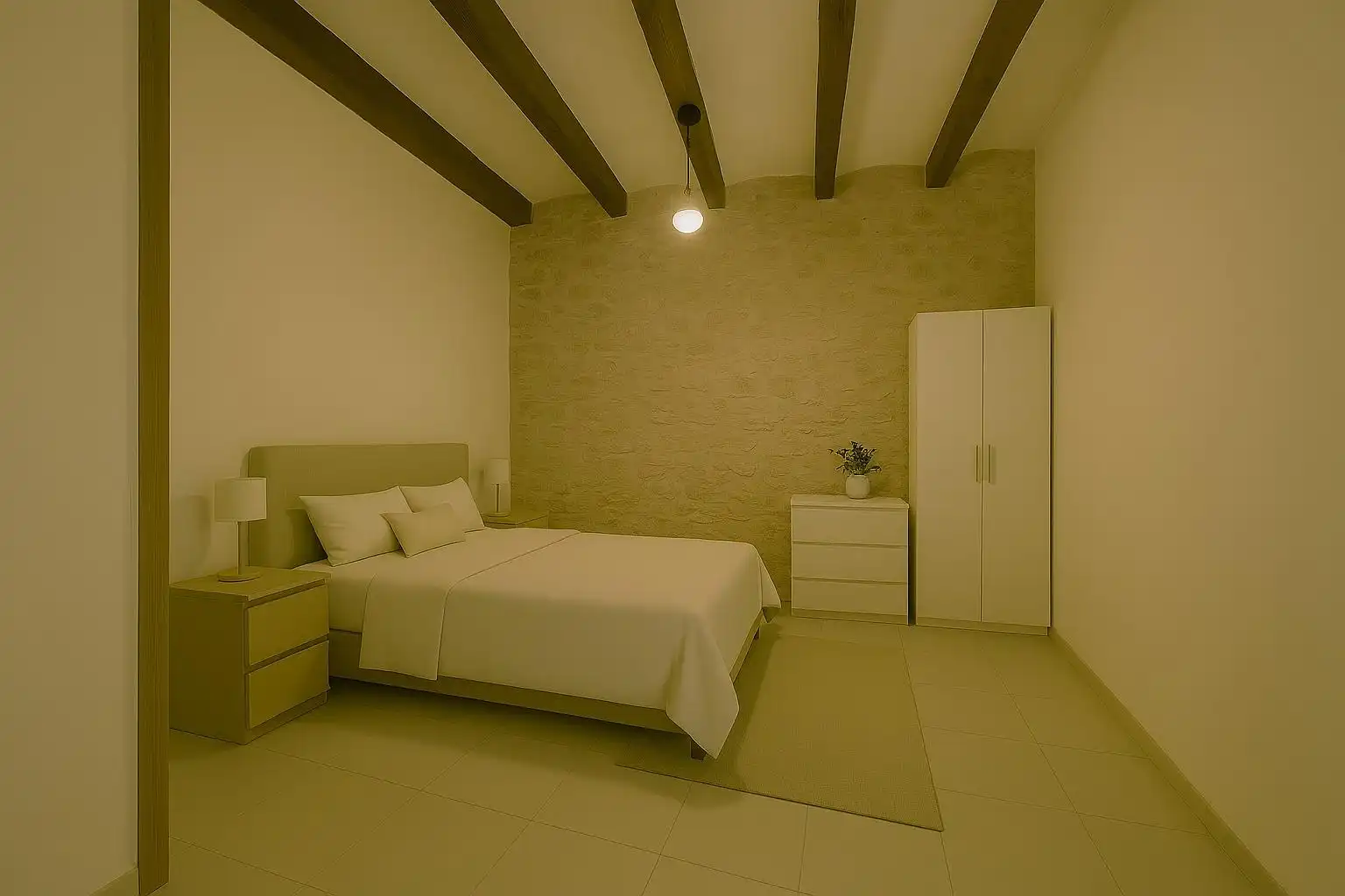 Schlafzimmer von Einfamilien-Reihenhaus zum Verkauf in Sentmenat
