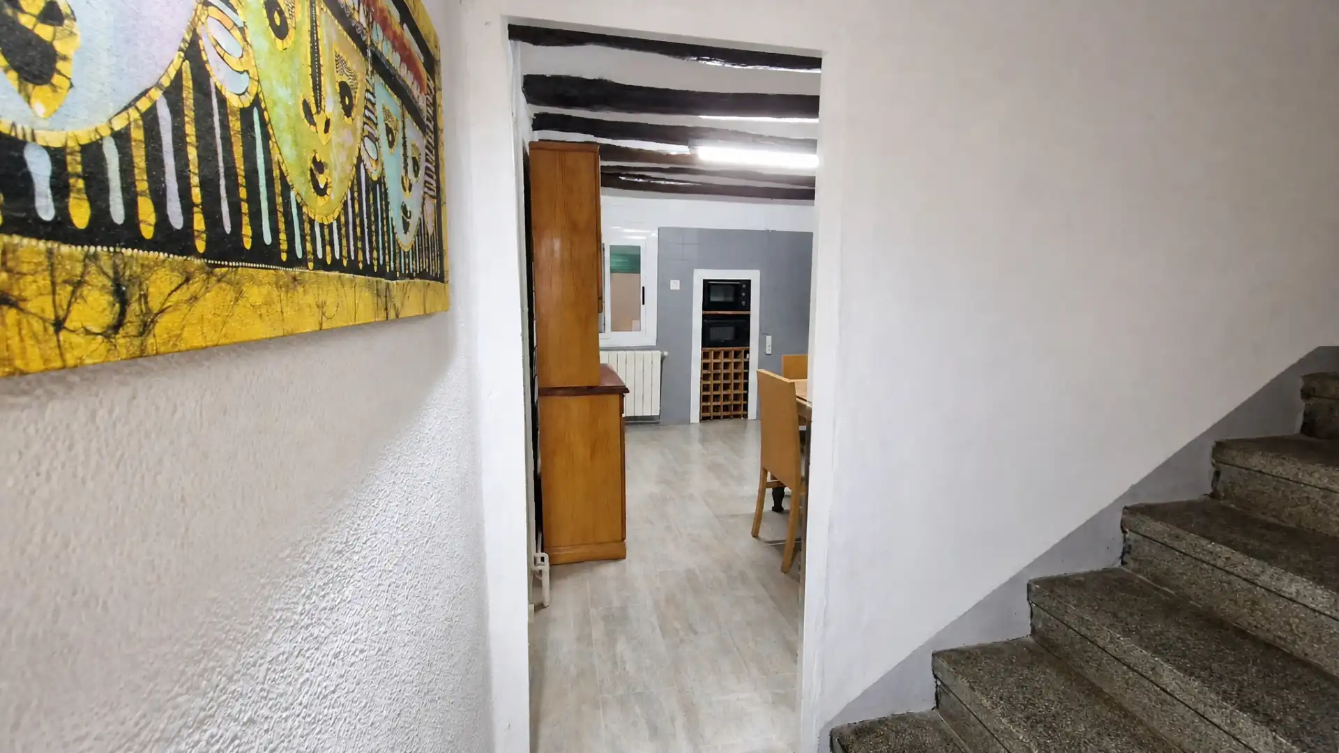 Casa adosada en venda en Alloza amb Calefacció, Parquet i Moblat