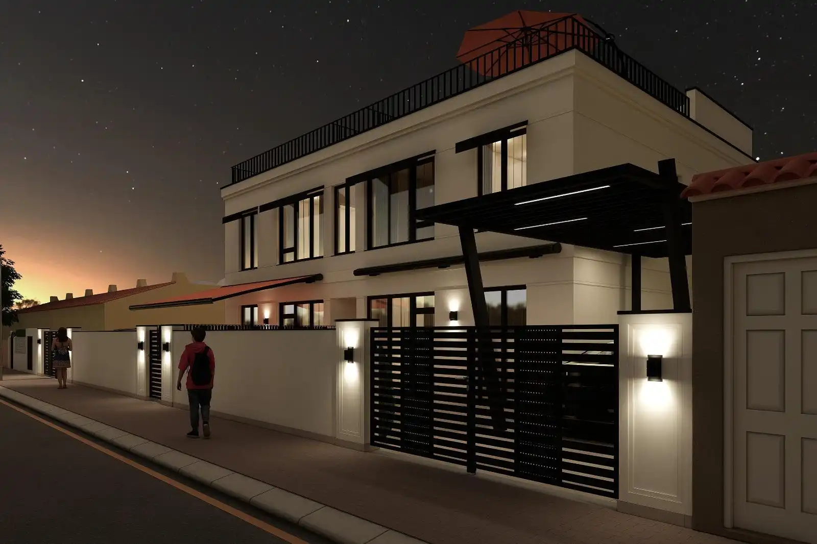 Vista exterior de Casa o chalet en venta en Torrevieja con Aire acondicionado, Jardín privado y Terraza
