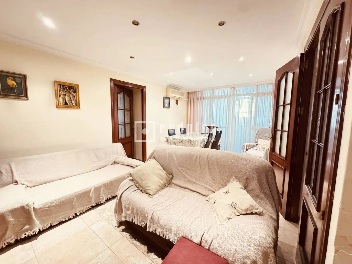 Sala de estar de Piso de alquiler en Málaga con Aire acondicionado y Amueblado