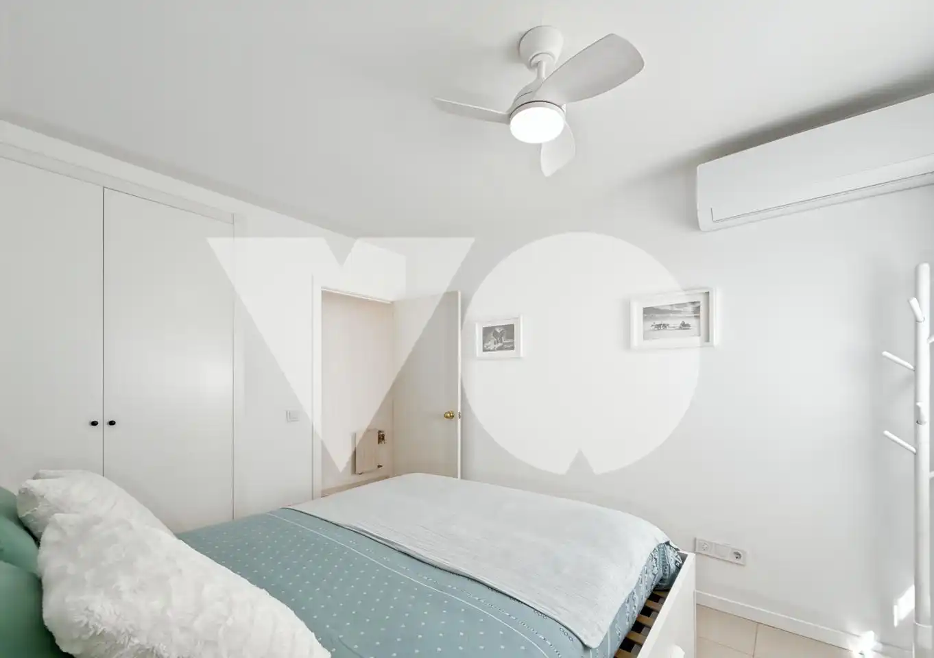Bedroom of Flat for sale in Madrid  with Air Conditioner