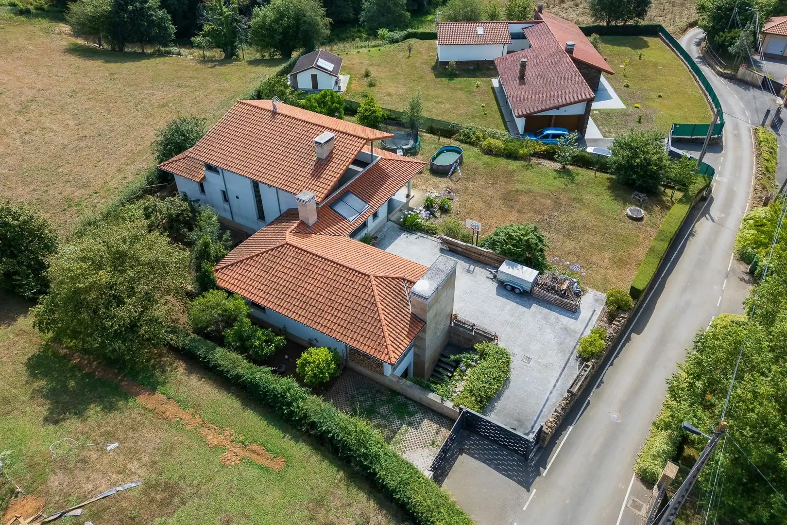 Vista exterior de Casa o chalet en venta en Llanera con Calefacción, Jardín privado y Terraza