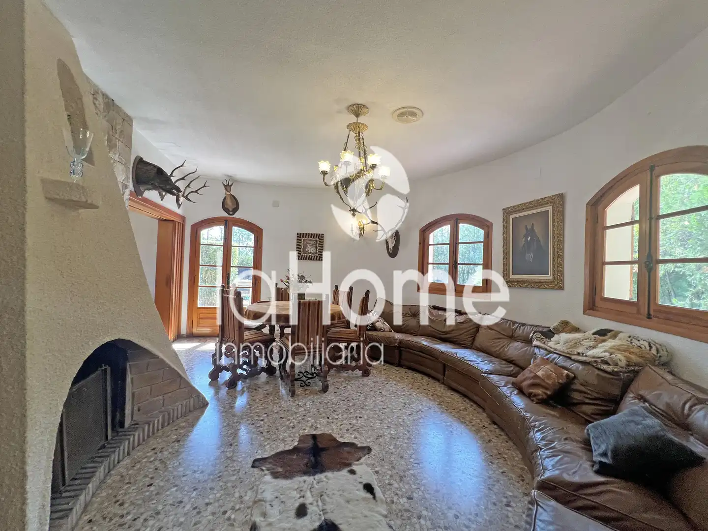 Sala d'estar de Casa o xalet en venda en Chiva amb Aire condicionat, Calefacció i Jardí privat