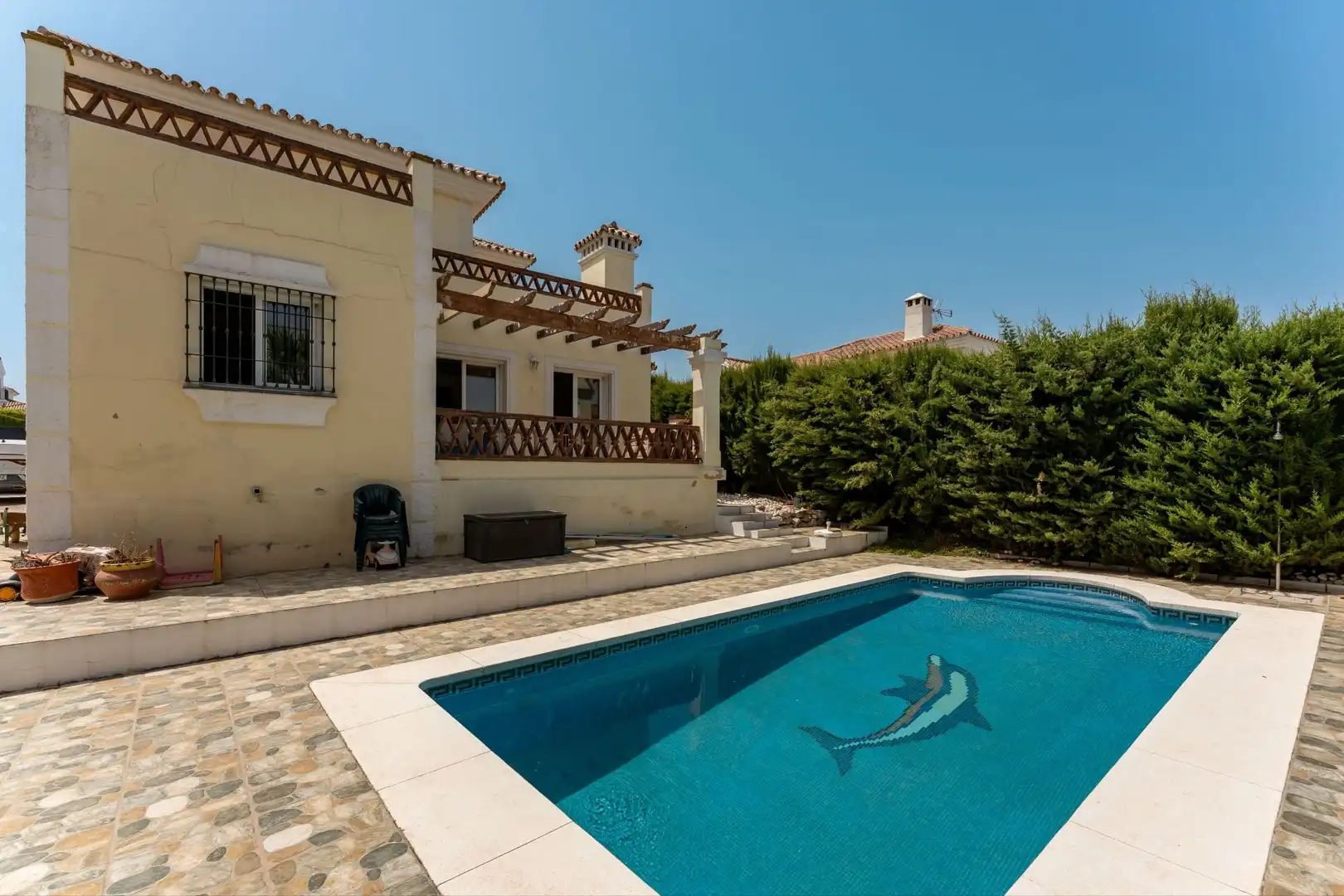 Jardí de Casa o xalet en venda en Coín amb Piscina