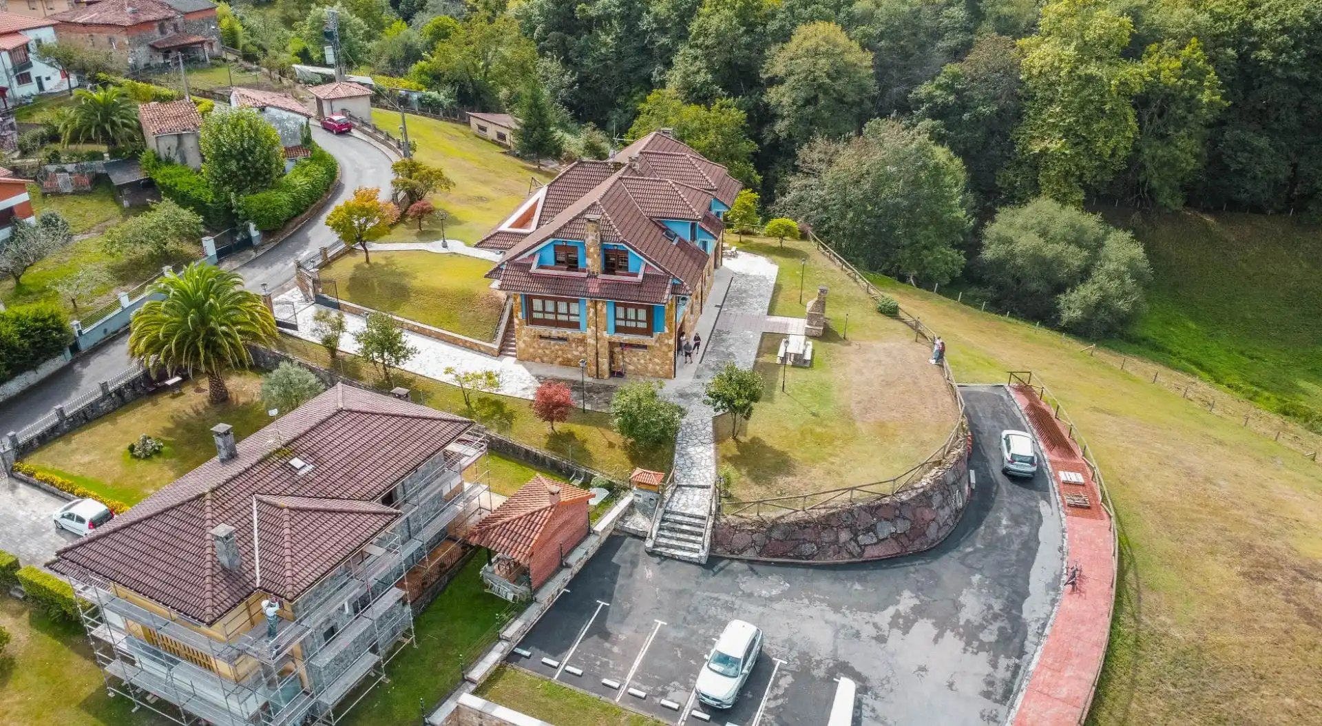 Vista exterior de Casa o chalet en venta en Piloña con Calefacción, Jardín privado y Parquet