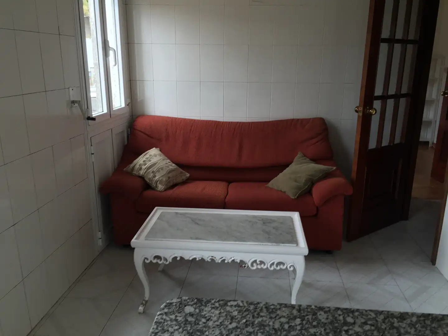 Living room of Flat for rent in Santiago de Compostela   with Furnished