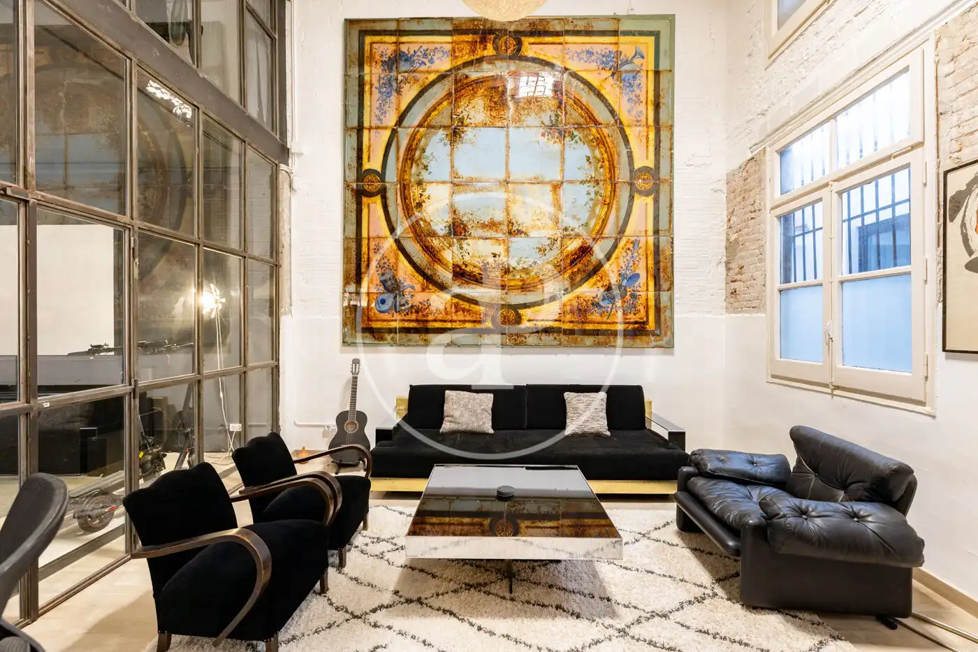 Living room of Lofts for sale in Barcelona  with Air Conditioner and Heating