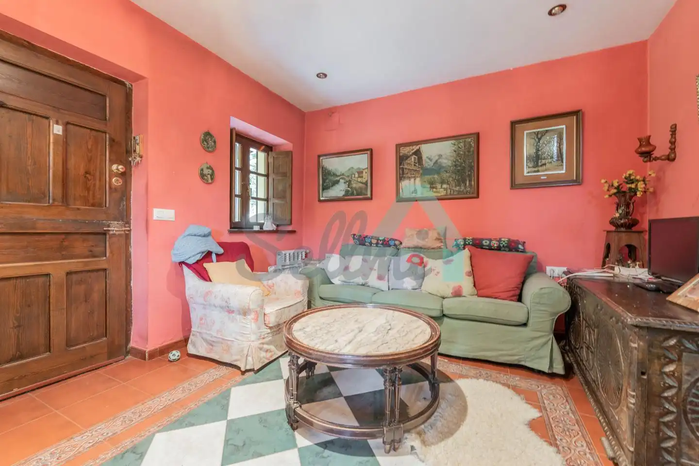 Sala d'estar de Casa o xalet en venda en Llanes amb Calefacció, Jardí privat i Parquet