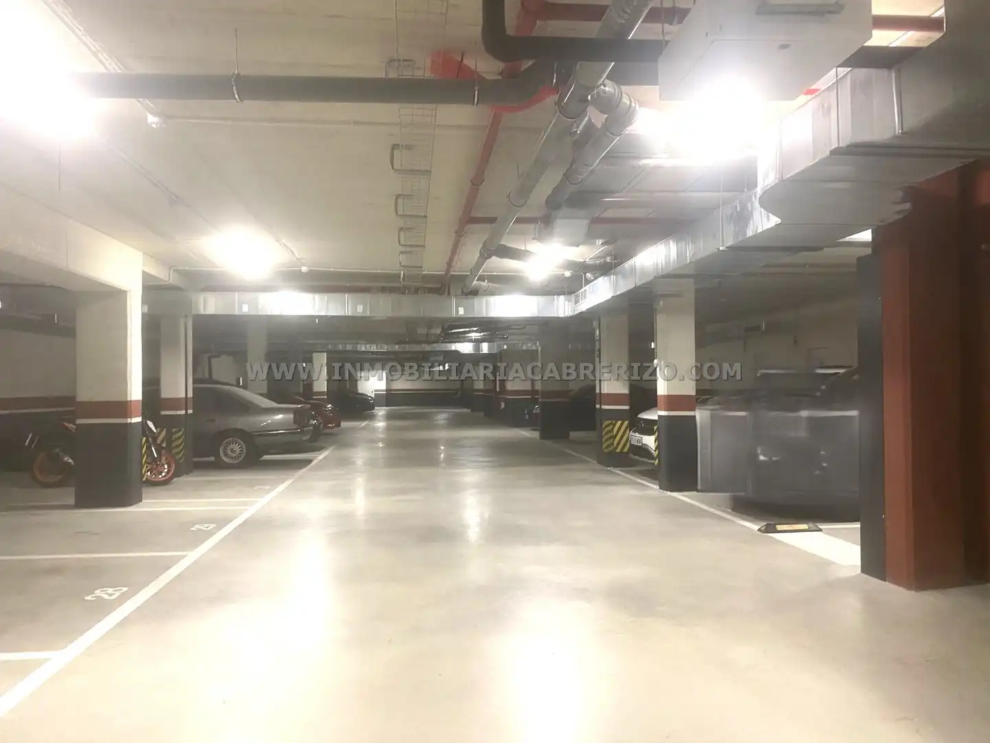 Parking of Flat for sale in  Pamplona / Iruña  with Heating, Parquet flooring and Terrace