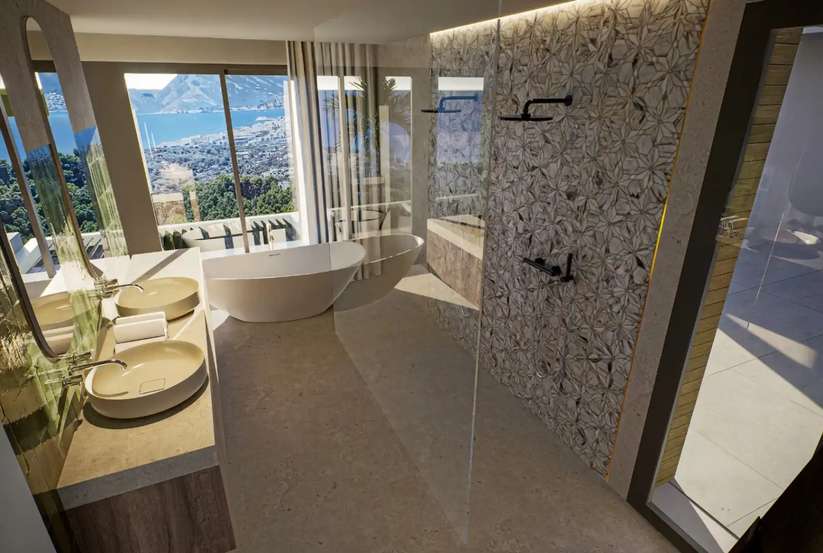 Bathroom of Houses for sale in Altea  with Air Conditioner, Private garden and Terrace
