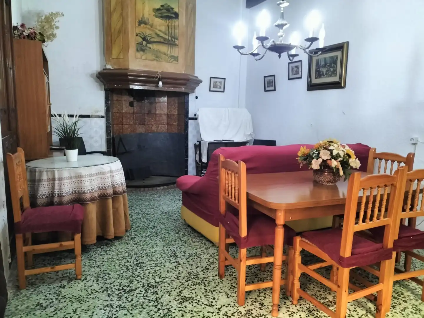 Comedor de Finca rústica en venta en Bicorp con Terraza