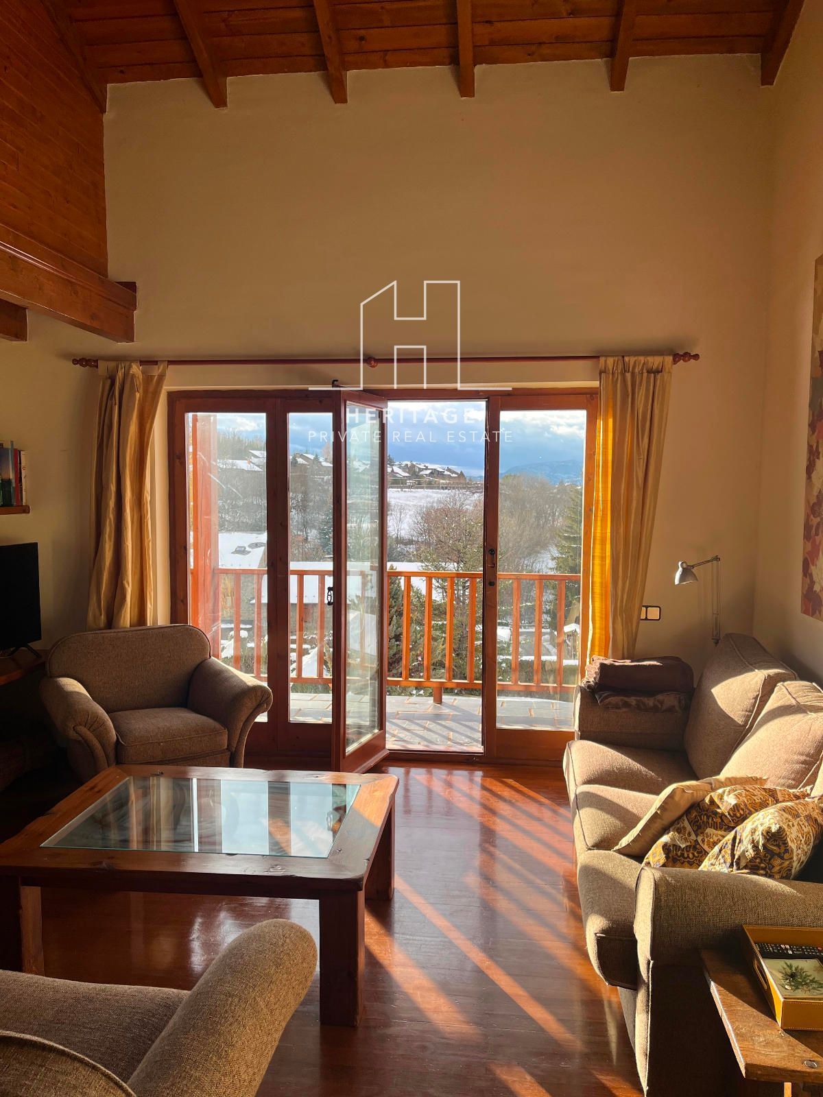 Living room of Duplex for sale in Fontanals de Cerdanya  with Heating, Terrace and Furnished