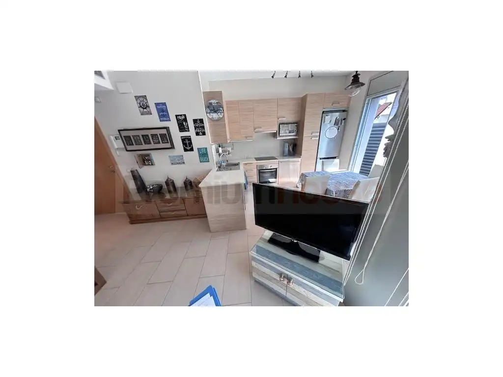 Kitchen of Flat for sale in Vandellòs i l'Hospitalet de l'Infant  with Heating, Private garden and Swimming Pool