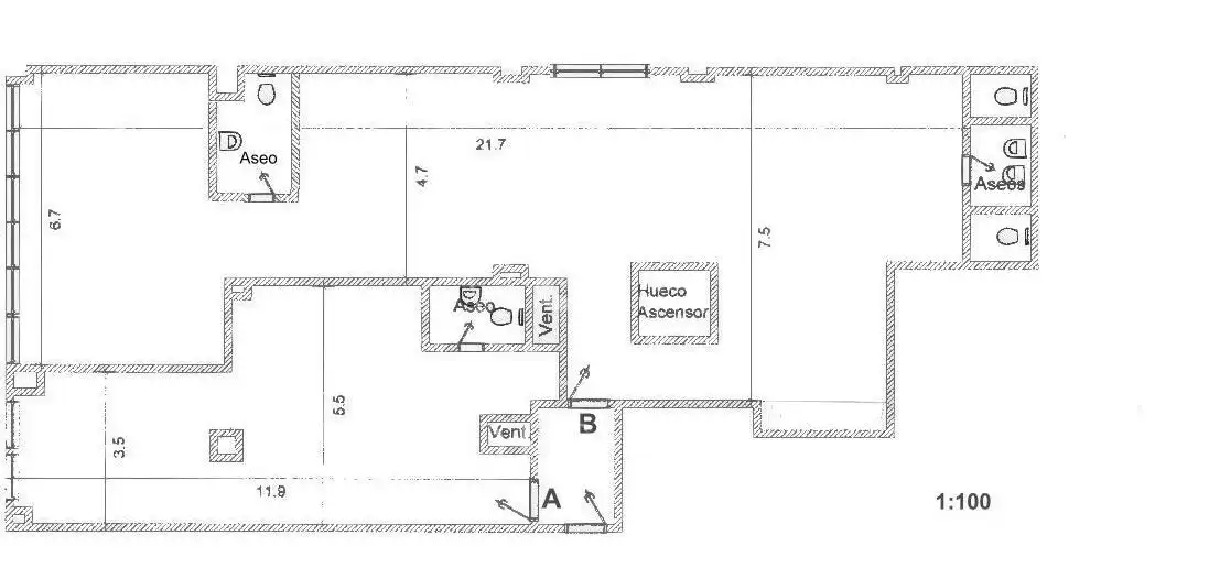 Büro mit Aufzug zur Miete in Av. de Alberto de Alcocer, imagen 26
