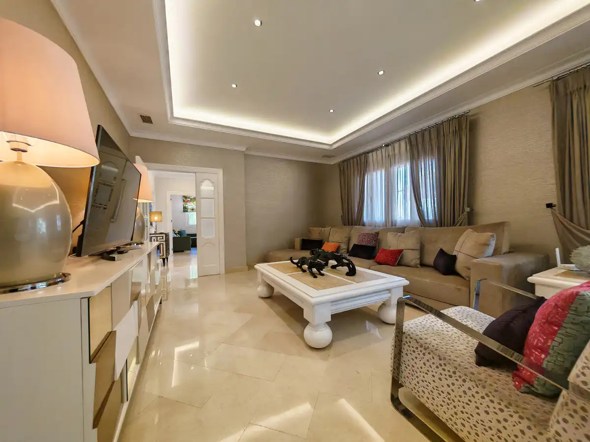 Living room of Houses for sale in Marbella  with Air Conditioner, Heating and Private garden