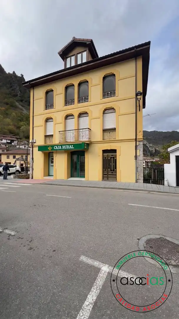 Vista exterior de Pis en venda en Somiedo amb Calefacció, Moblat i Balcó