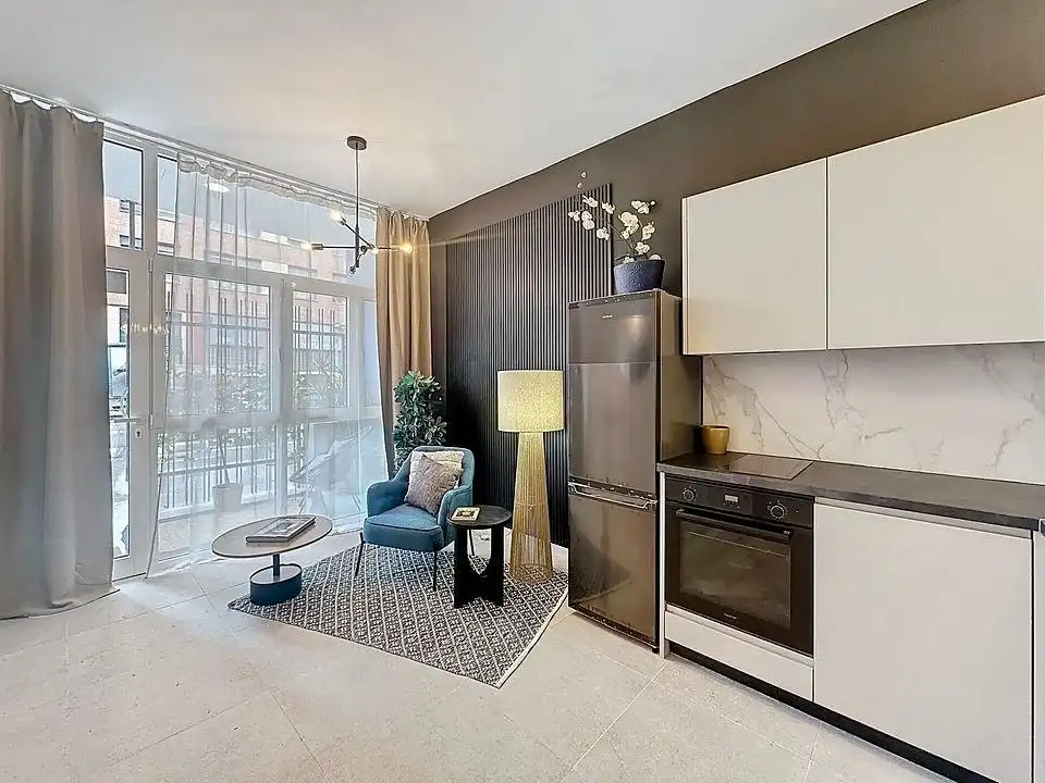 Sala d'estar de Loft en venda en  Valencia Capital amb Aire condicionat