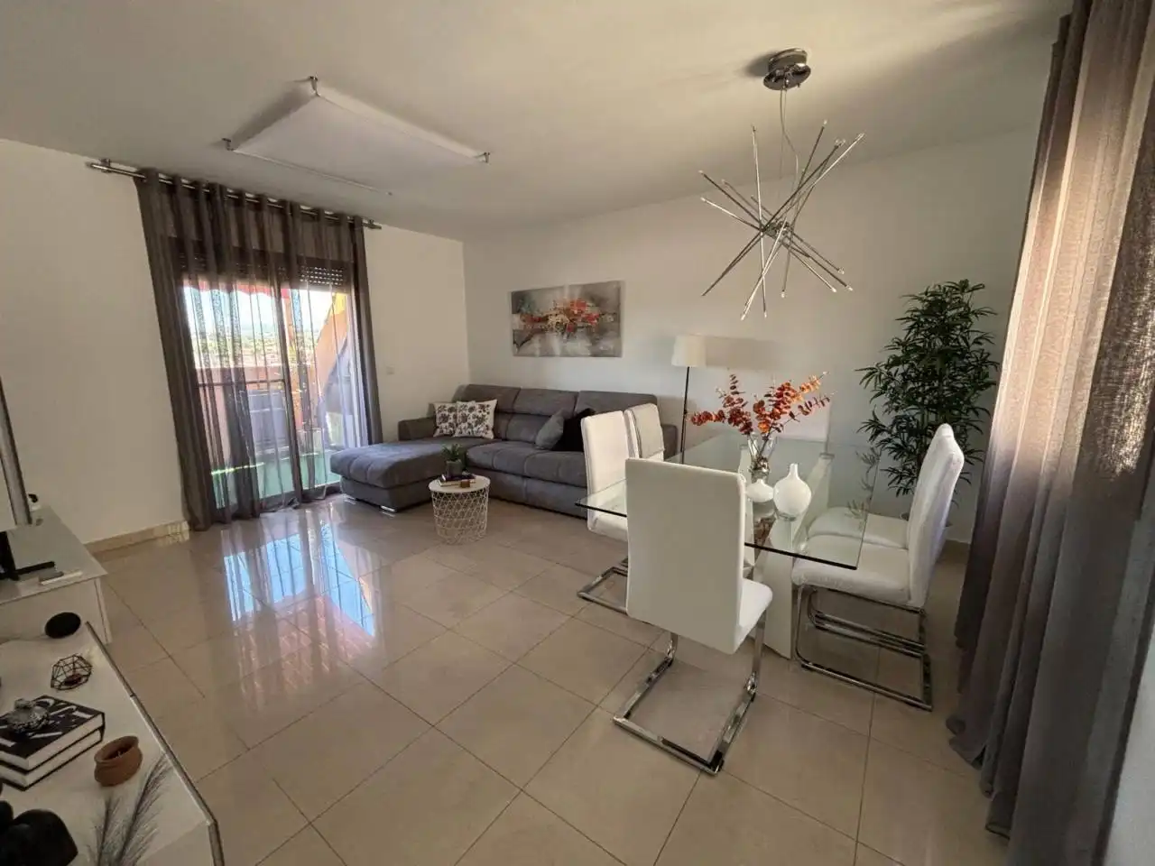 Wohnzimmer von Wohnung zum Verkauf in Archena mit Klimaanlage, Terrasse und Abstellraum