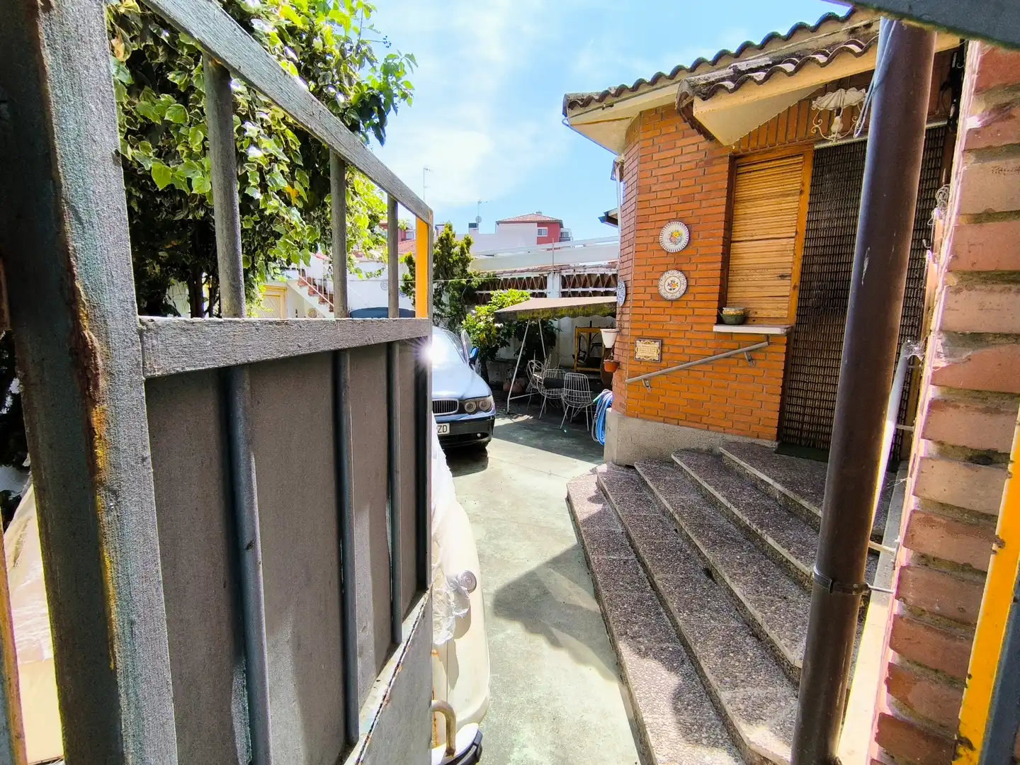 Vista exterior de Casa o xalet en venda en Palencia amb Calefacció, Jardí privat i Parquet