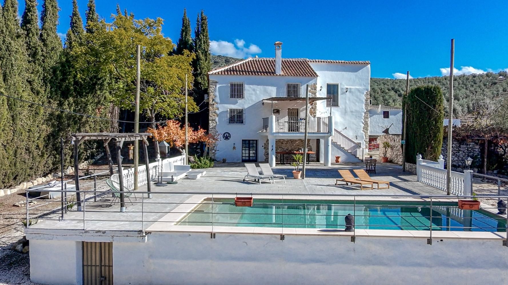 Exterior view of House or chalet for sale in Montefrío  with Air Conditioner, Private garden and Terrace