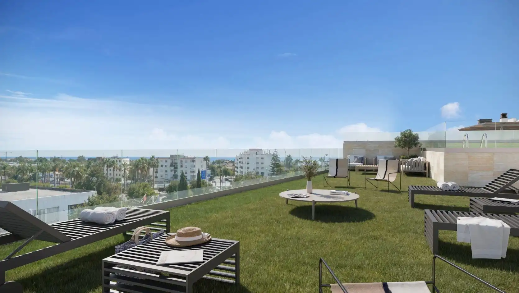 Terraza de Apartamento en venta en Marbella con Aire acondicionado, Calefacción y Terraza