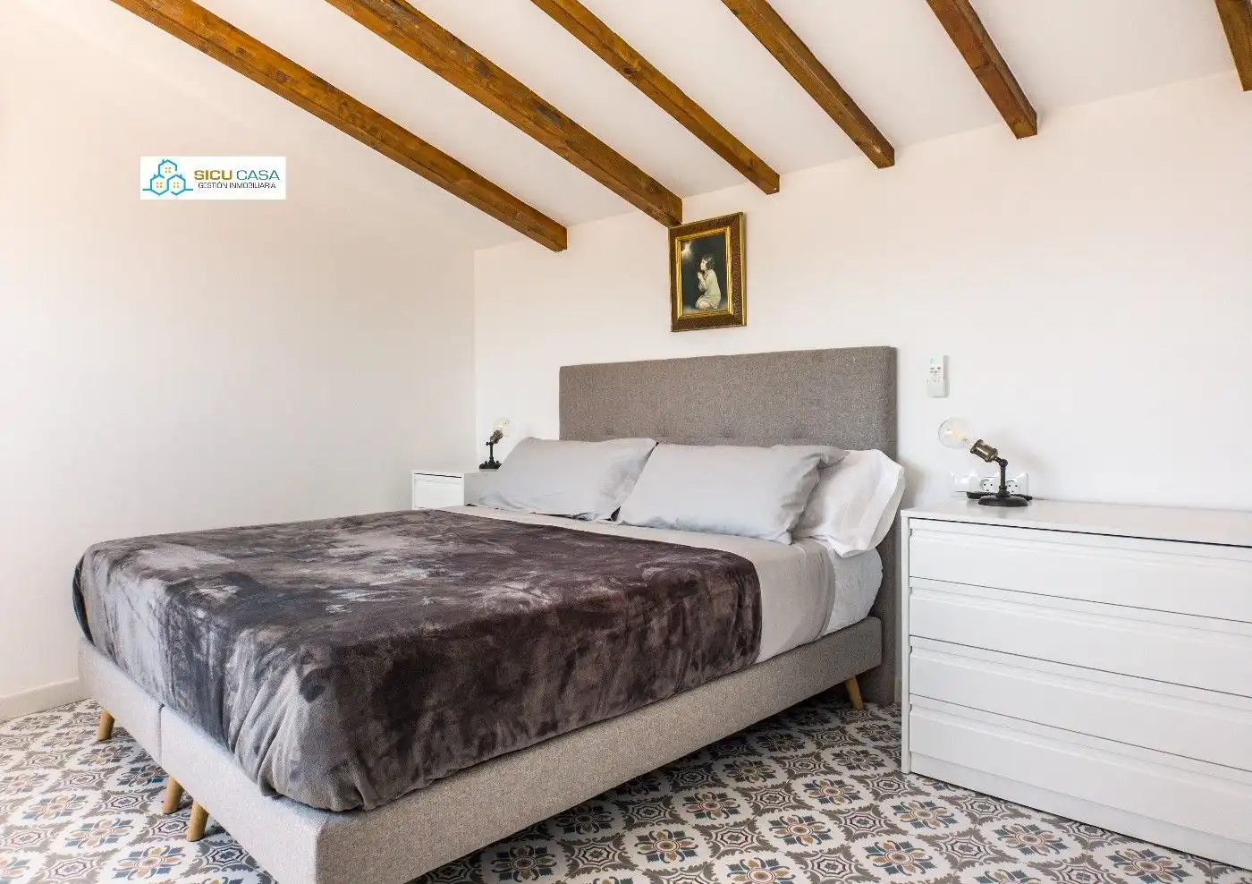 Bedroom of Houses for sale in Jijona / Xixona  with Air Conditioner, Terrace and Storage room