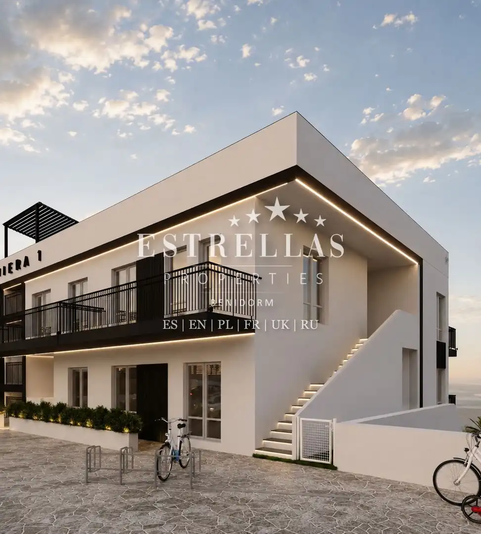 Vista exterior de Apartament en venda en Finestrat amb Aire condicionat, Calefacció i Jardí privat