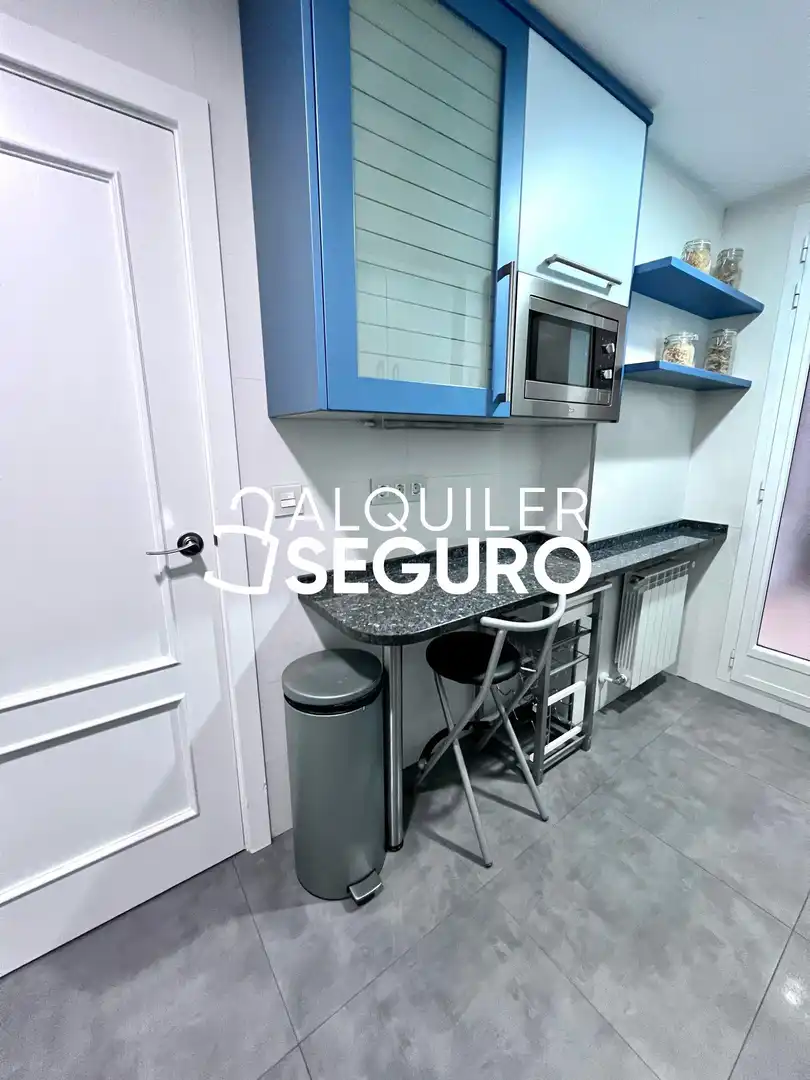 Cocina de Piso de alquiler en Madrid con Aire acondicionado, Calefacción y Terraza