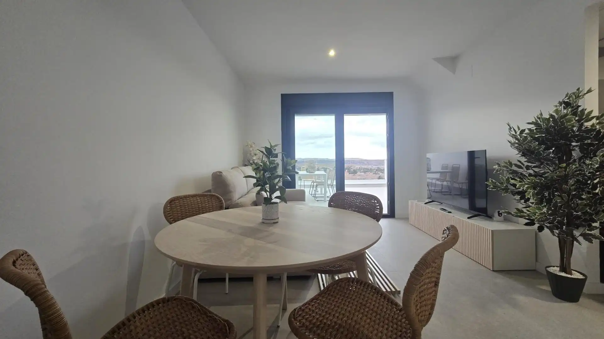 Sala de estar de Apartamento en venta en Mutxamel con Aire acondicionado, Calefacción y Terraza