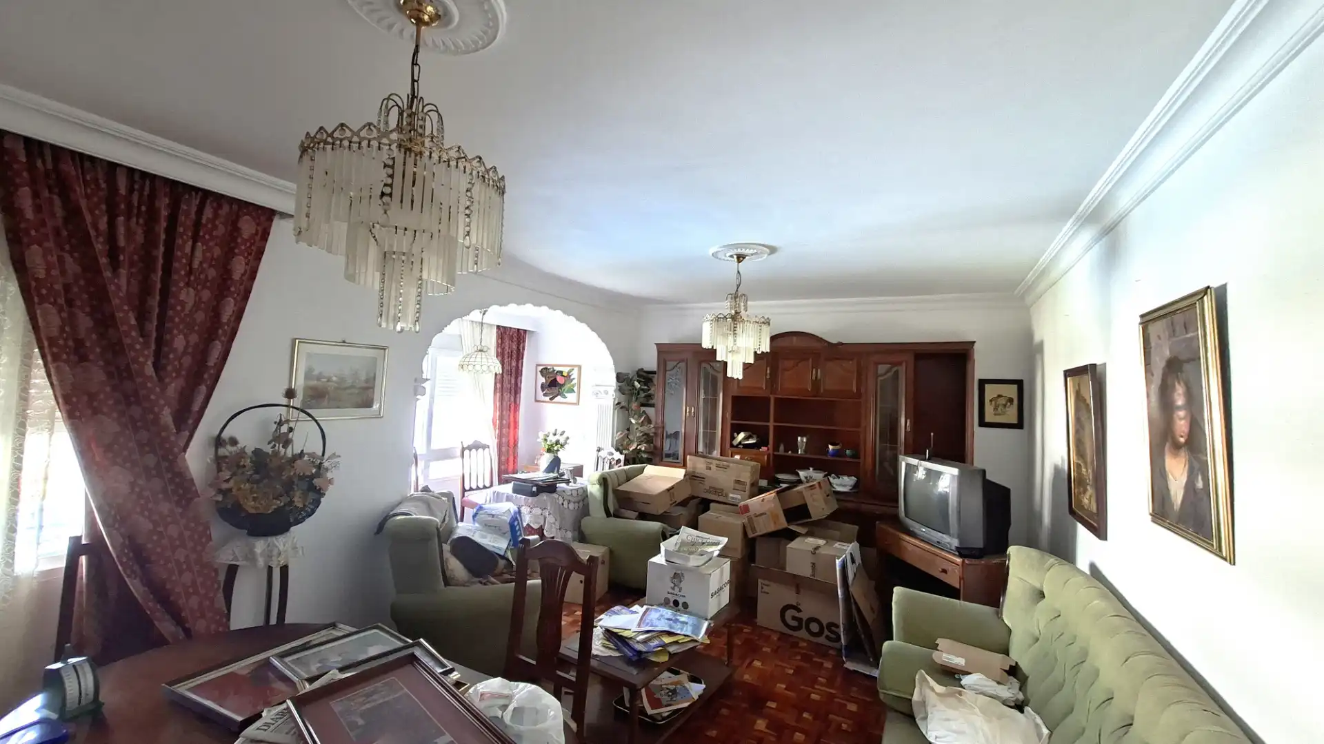 Wohnzimmer von Wohnung zum Verkauf in Chiclana de la Frontera mit Privatgarten und Terrasse