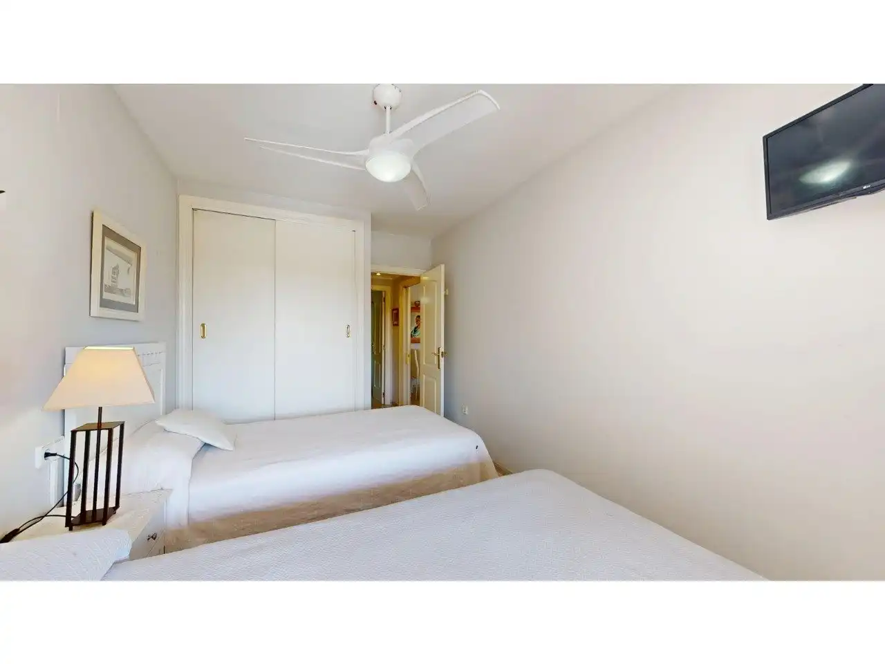 Bedroom of Flat for sale in Cullera  with Air Conditioner, Private garden and Terrace