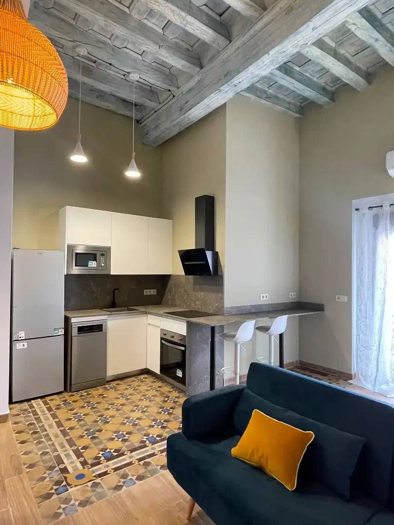 Küche von Wohnung zur Miete in Plasencia mit Klimaanlage, Heizung und Terrasse