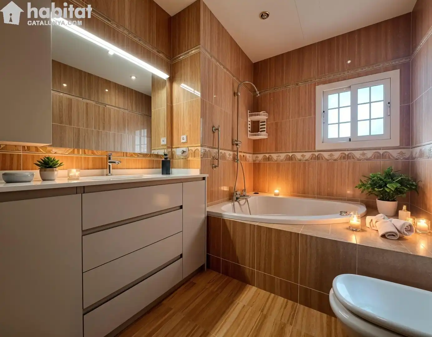 Bathroom of Houses for sale in Masquefa  with Air Conditioner, Heating and Private garden