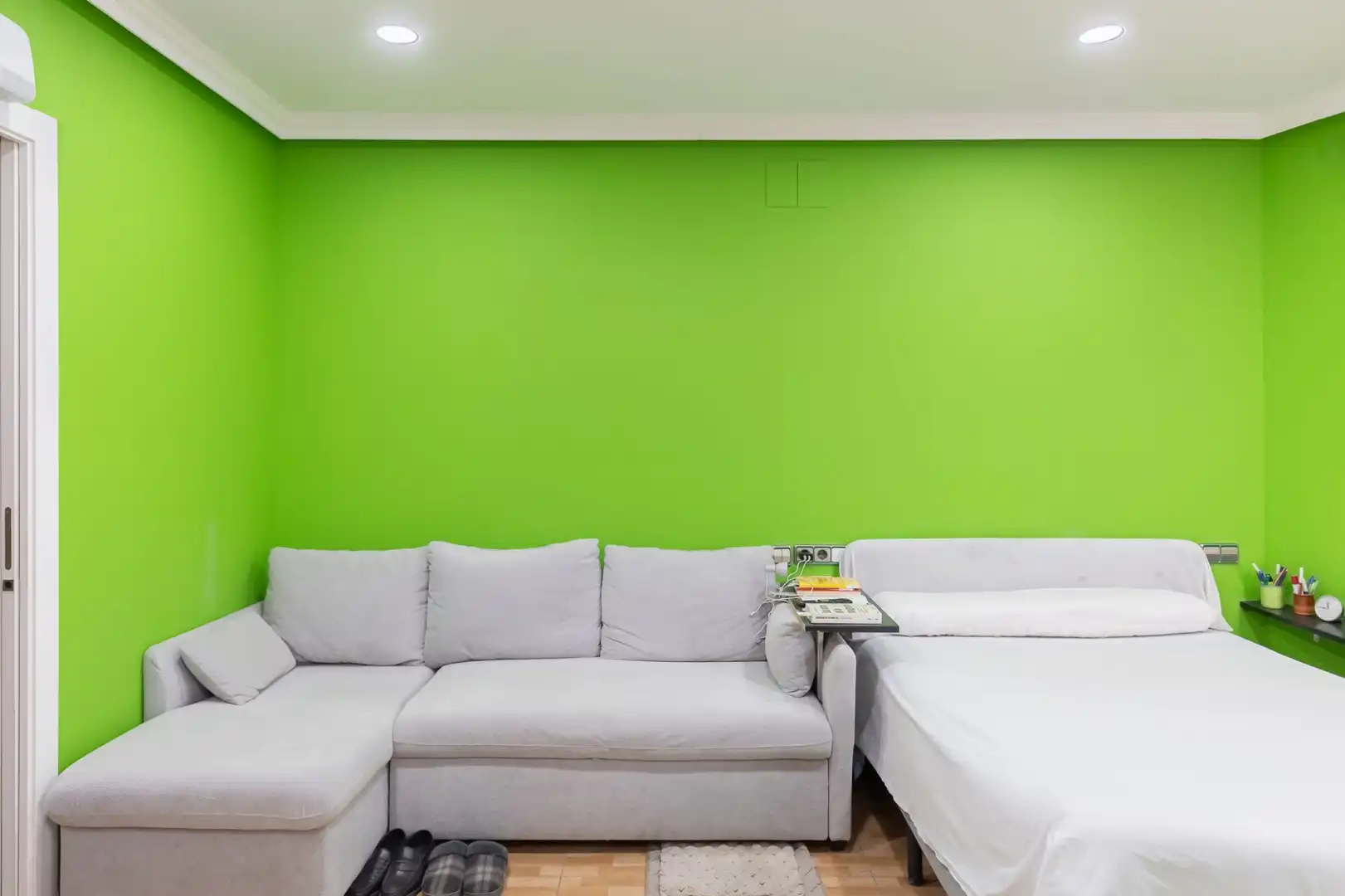Sala d'estar de Apartament en venda en Santa Coloma de Gramenet amb Aire condicionat, Calefacció i Traster