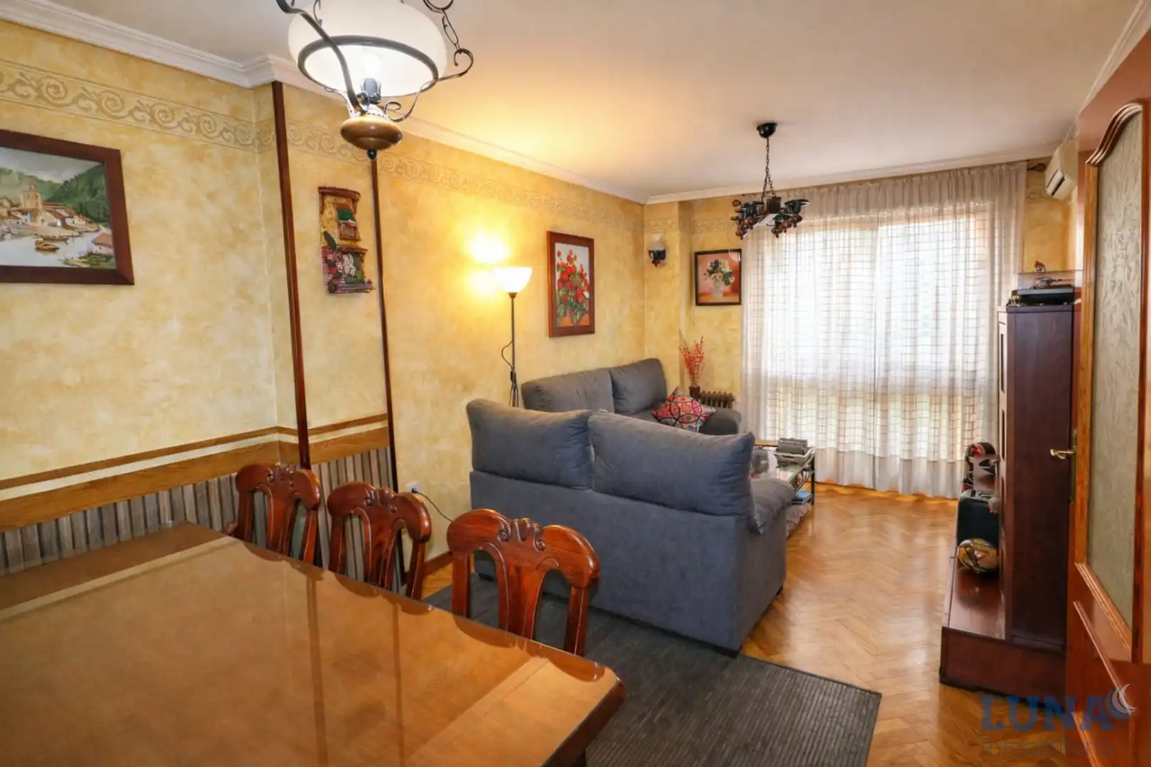 Sala de estar de Piso en venta en Getafe con Aire acondicionado, Calefacción y Parquet