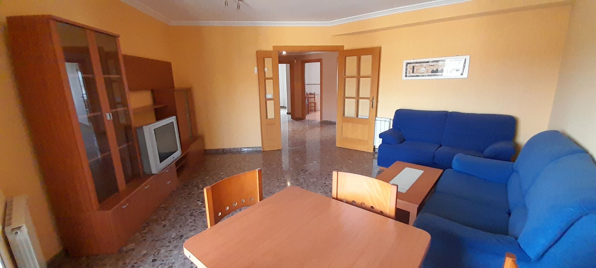 Living room of Flat for sale in  Albacete Capital  with Heating, Storage room and Balcony