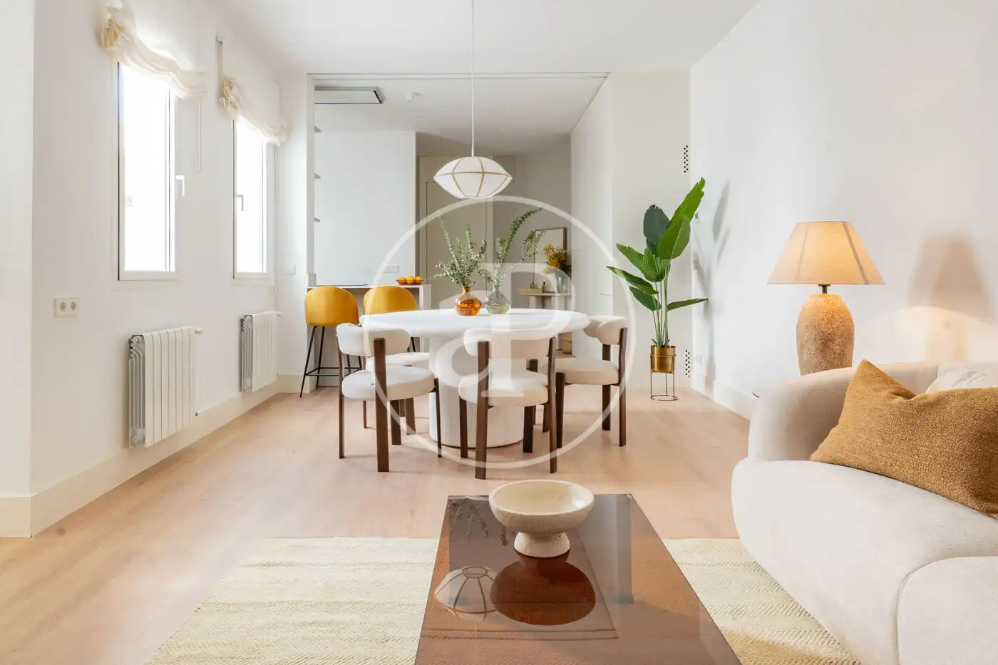 Wohnzimmer von Wohnung zum Verkauf in Madrid mit Klimaanlage, Heizung und Möbliert