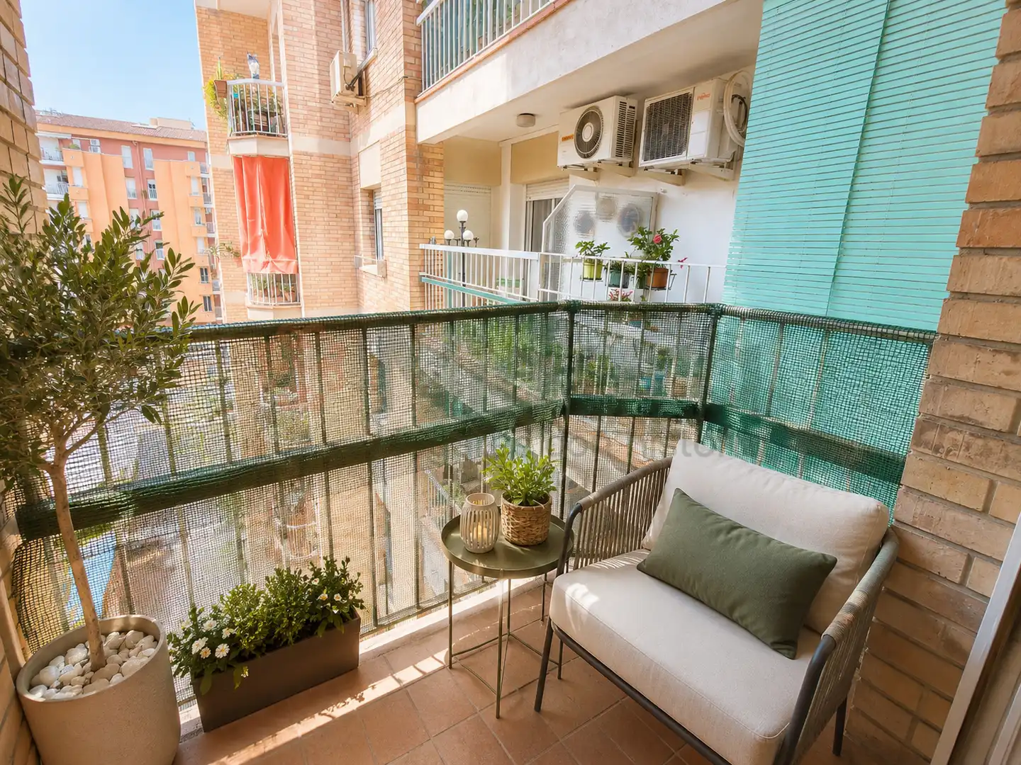 Terrasse von Wohnung zum Verkauf in Barcelona mit Möbliert, Ofen und Balkon